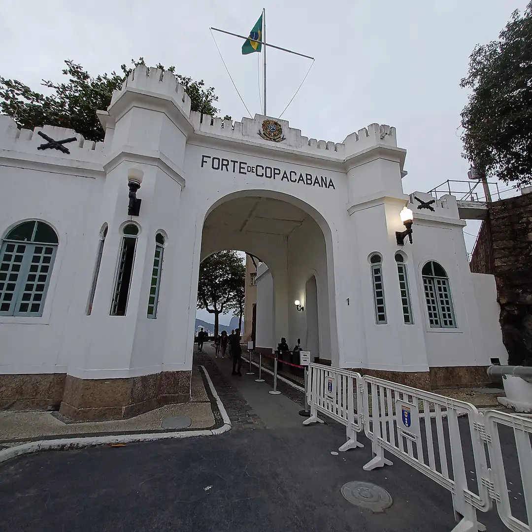 Entrance gate of Copacabana Fort