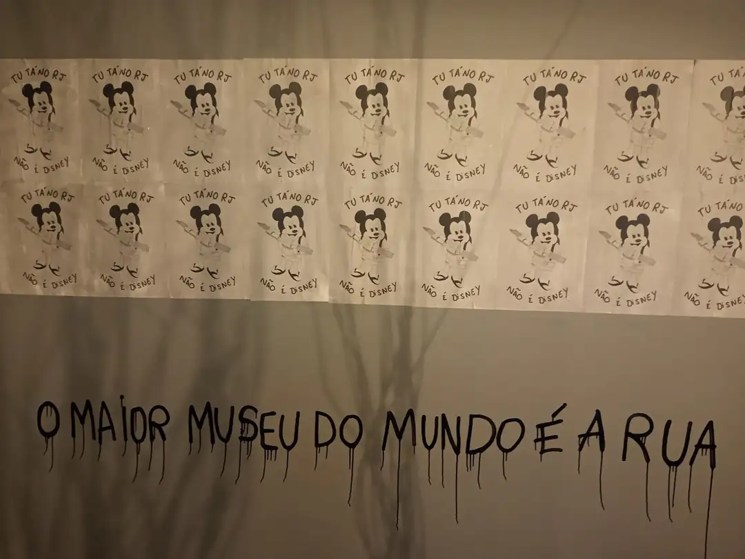 Art installation in an exhibition at Museu de Arte do Rio