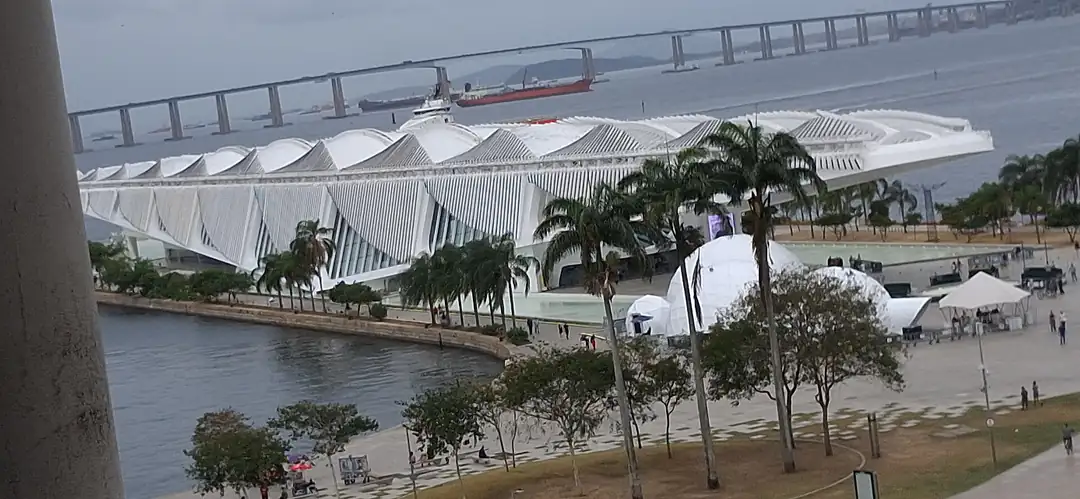 Museum of Tomorrow beside the Rio de Janeiro waterfront