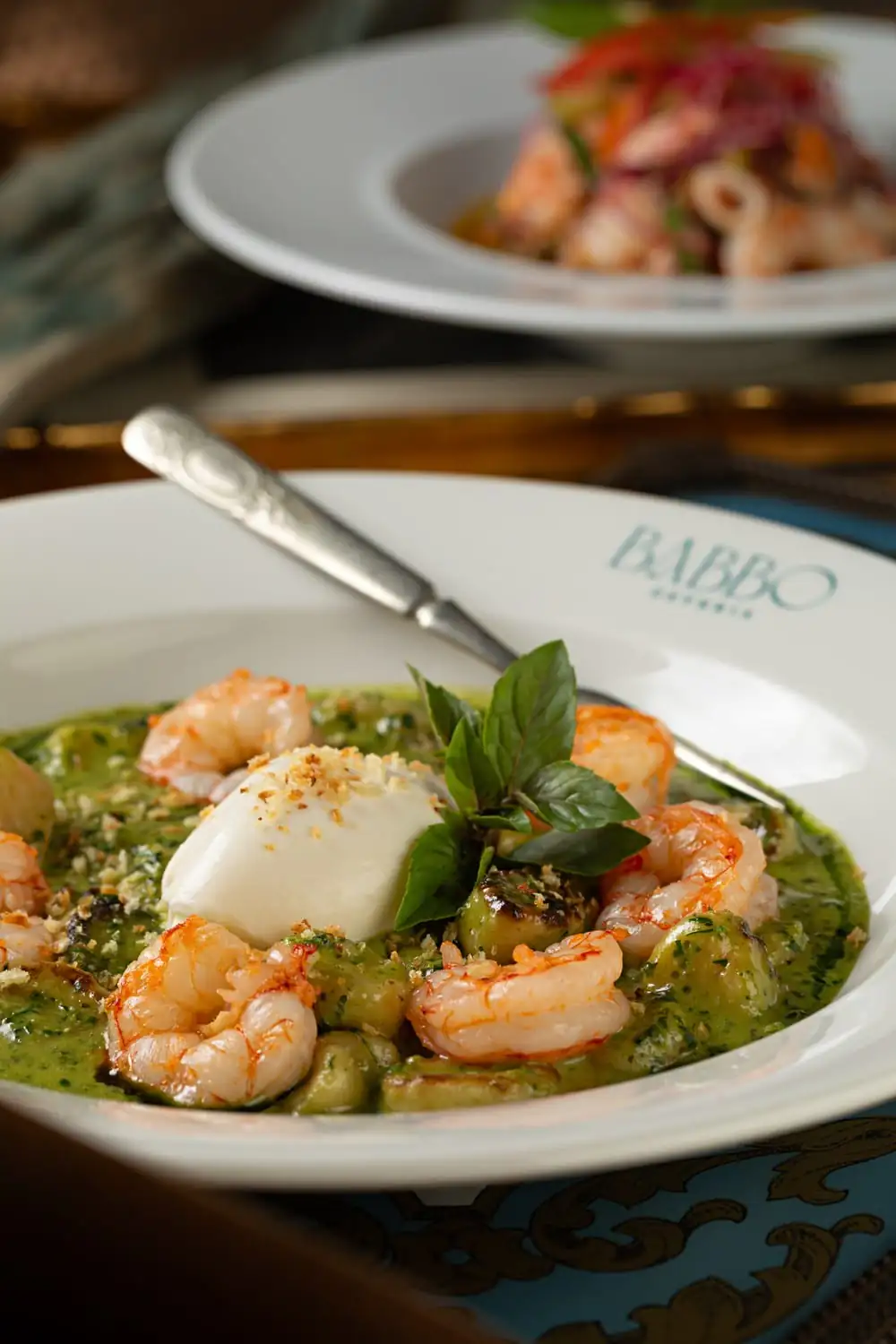 A dish served at Babbo Osteria in Ipanema