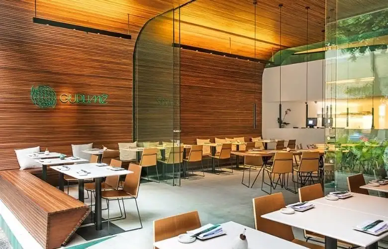 The Gurumê dining room in Ipanema