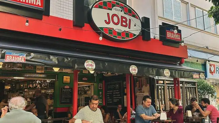 Bar Jobi on its Leblon street corner